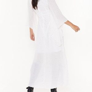 Nasty Gal Starry Cape Dress size 4